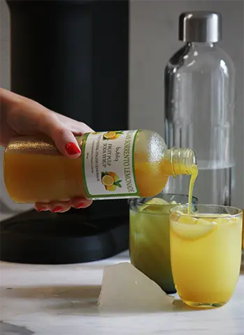 Italian Sorrento Lemonade sirup – klassisk citronlemonade smag til sodavandsmaskiner og danskvand