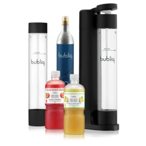 bubliq value pack er den ultimative startpakke der indeholder sodavandsmaskine, sirup og kulsyrepatron