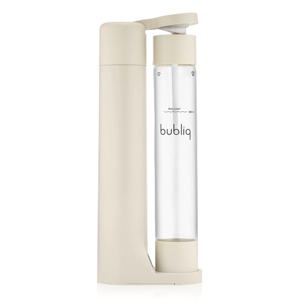 bubliq kulsyremaskine beige i tidsløs og varm farve