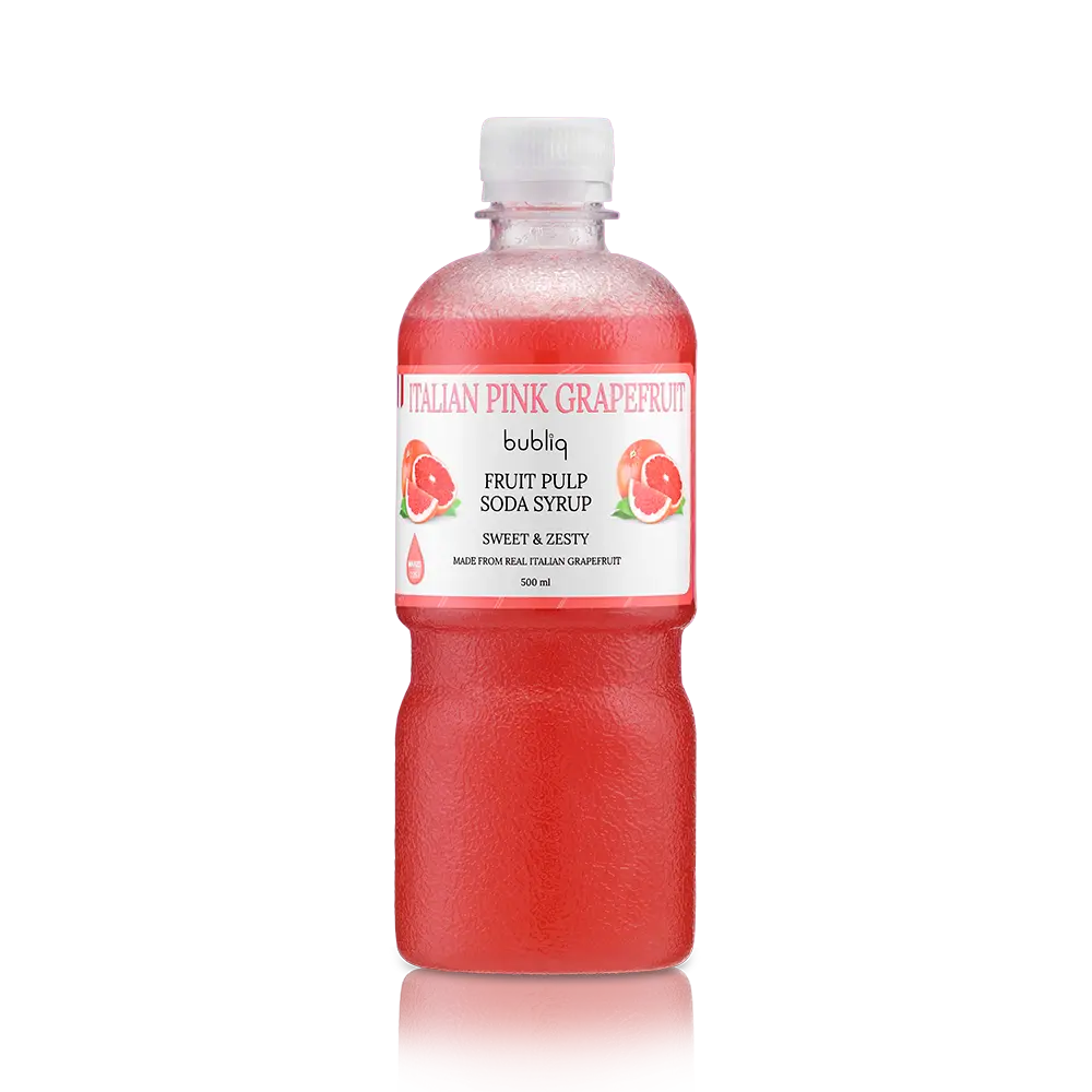 Italiensk sodavandssirup med 90% grapefrugt.