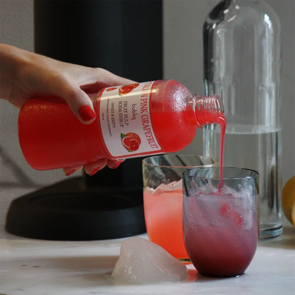 Pink grapefrugt sodastreamsirup – frisk og frugtig smag til hjemmelavet sodavand